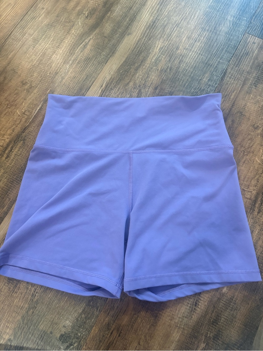 aerie Lavender High-Rise Athletic Bike Shorts